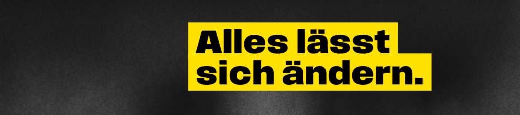 Alles lässt sich ändern
